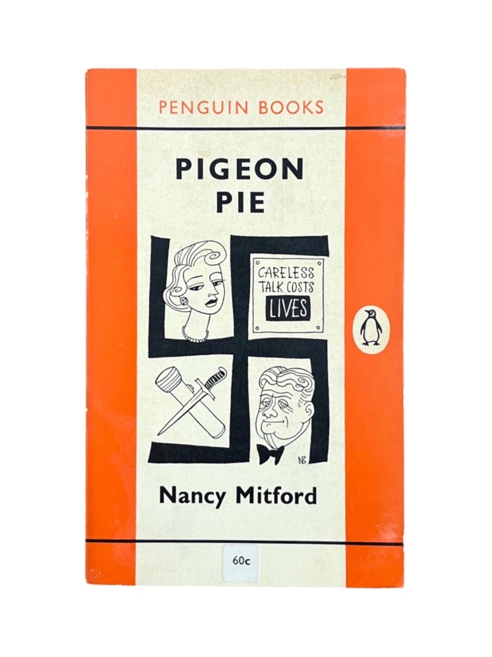 PIGEON PIE, Nancy Mitford 1961 Penguin Paperback, First Edition British Classics